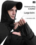 Rain Suit Waterproof Breathable Lightweight 2 (3X-Large / Black)