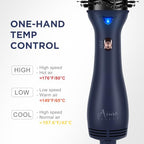 One Step Hair Dryer Brush and Styler Volumizer (Prussian Blue / 2.3" Oval Barrel)