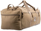 Large Military Duffle Bag Tactical Gear Load Out Bag Deployment Cargo Bag Travel Sports Equipment Duffel Luggage Bag with Backpack Straps 90L (COYOTE TAN)