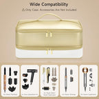 Travel Hair Dryer Case for Shark Glam (Gold)
