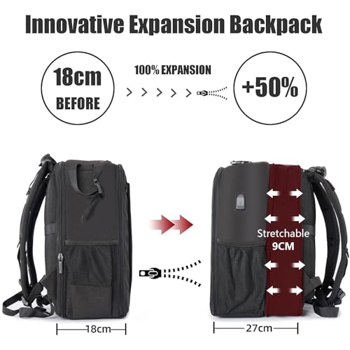 Camera Backpack Bag Professional for DSLR (Black / 5.0 Large)