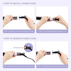 Hair Straightener and Curler (Purple)