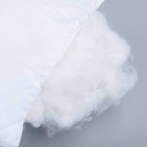 Toddler Pillows with Pillowcases Set (Light Grey (Cotton) / 13x18 Inch (Pack of 2))