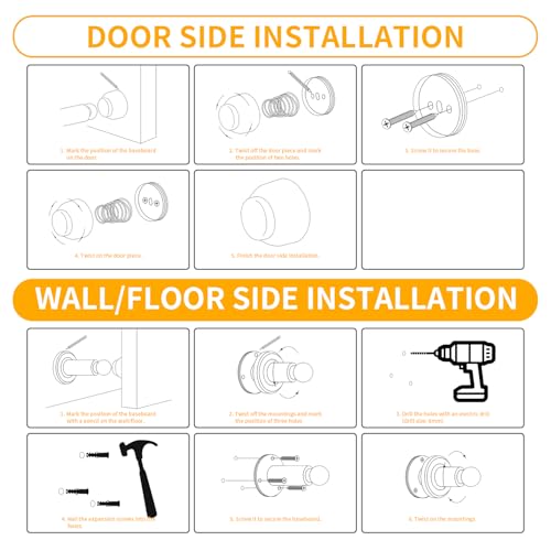 Door Stoppers (Stainless Steel-1PCS)