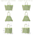 Neoprene Multipurpose Beach Bag Tote with Inner Zipper Pocket … … … (Green / X-Large)