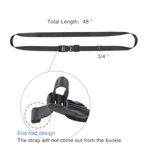 Buckle Straps (Black / 2‘x0.75“)