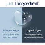 100% Water Wet Wipes (22 Count (Pack of 5))