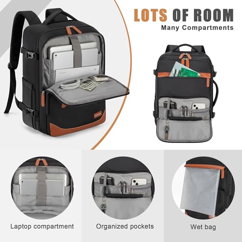 50L Travel Backpack (Black / X-Large)