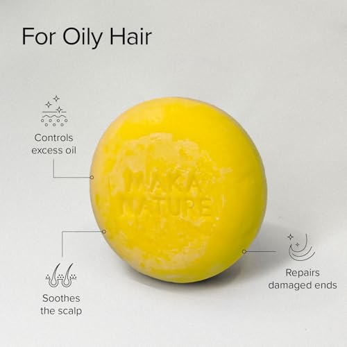 Maka Nature Lemon Shampoo Bar for Oily Hair
