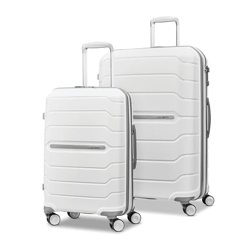 Freeform 2 Piece Luggage Set (2-Piece Set (Carry-on/Large) / White)