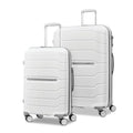 Freeform 2 Piece Luggage Set (2-Piece Set (Carry-on/Large) / White)