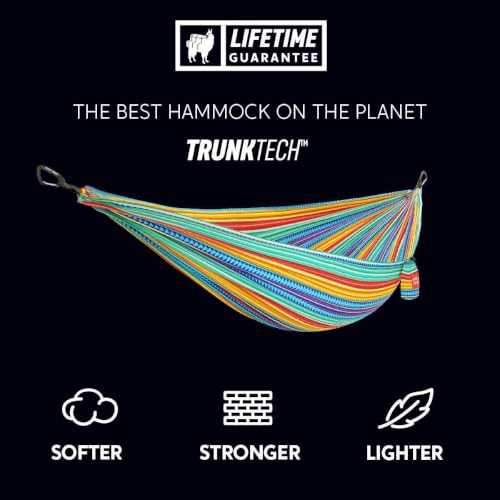TrunkTech Single Hammock (Green/Aqua)