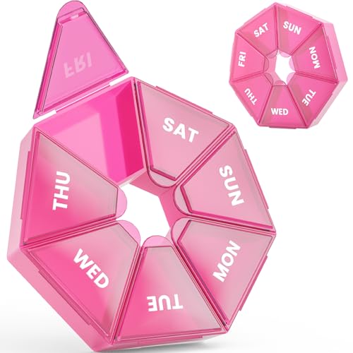 Weekly Pill Organizer (Red)