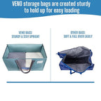 Moving Bags Wide Open Top (Shiny Light Blue / 4 Pack)