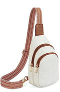 Crossbody Bags for Women Leather Sling Bag for Woman Travel Beige Brown (3-beige Brown)