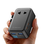 Air” Universal Travel Adapter 2 USB (A1R PD25W / Black)