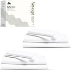 100% Egyptian Cotton Queen Sheet Set Pack of 2 (Queen (Pack of 2) / 01 - White)