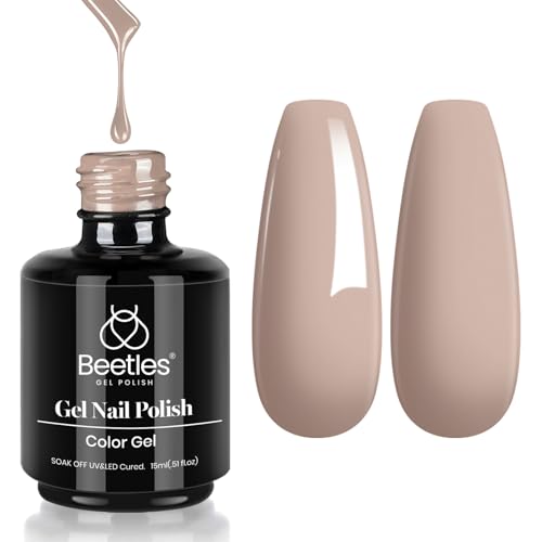 Beetles Beige Gel Nail Polish (I - Creme Brown | Kim Nude)