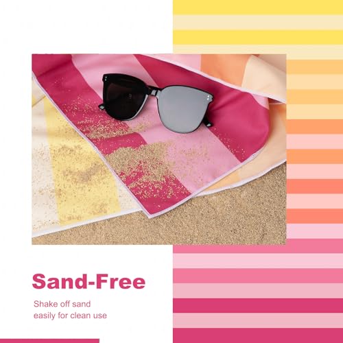 Microfiber Beach Towel (T-sunset Coast / Extra Large(67x35"))