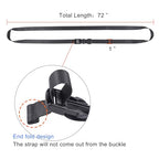 Buckle Straps with Clips (Black / 6’x1")