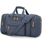 Canvas Duffle Bag (Denim Blue / X-Large-60L (Without Shoe Compartment))