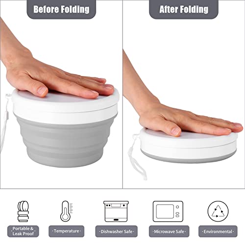 Camping Collapsible Silicone Cup and Bowl Set