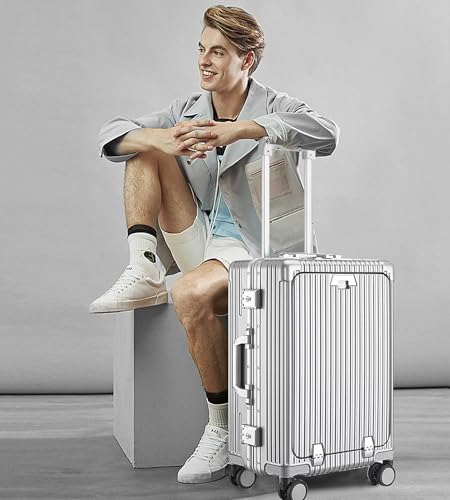 PC Hardside Carry On Luggage (A-Silver / 20.8")
