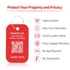 Smart Luggage Tags 4 (Red)