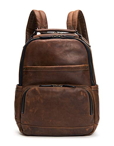 Men's Logan Antique Pull Up Backpack (One Size / Dark Brown Antique Pull Up)
