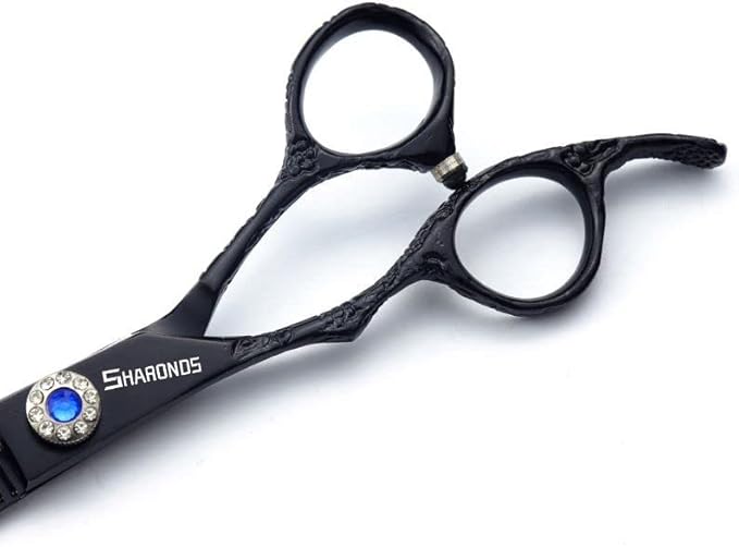 6 Inch Professional Hairdresser Scissors Left Handed Hairdresser Scissors Set (6-inch 2pc-B)