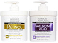 Retinol Body Cream + Hyaluronic Acid Moisturizer 2pc Skincare Set (Hyaluronic Acid + Retinol Cream Set / 2 Piece Set)