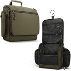Hanging Travel Toiletry Bag (Dark Green)