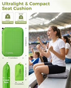 Inflatable Seat Cushion (1 Pack - Lightgreen)