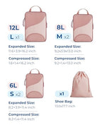 Compression Packing Cubes (Dark Pink)