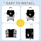 Astronaut Luggage Cover (#138 / L(fits 28-30Inch suitcase))