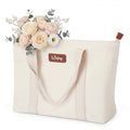 White Tote Bag Reusable Gift Bag Mrs Bag Wifey Tote Shower Bag Beach Bags Waterproof Sandproof ((#3) Wifey)