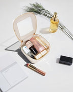Travel Clear Makeup Bag Set (Mini Beige)