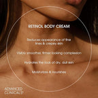 Retinol Body Lotion + Brightening Vitamin C Lotion 2pc Skincare Set For Women & Men (Retinol + Vitamin C Cream Bundle / 2 Piece Set)