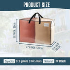 Heavy Duty Moving Bags (Clear / 27 Gallon-4 Pack)