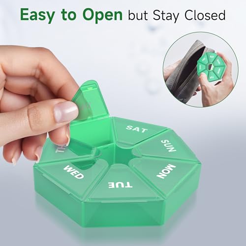 Weekly Pill Organizer (Cyan)