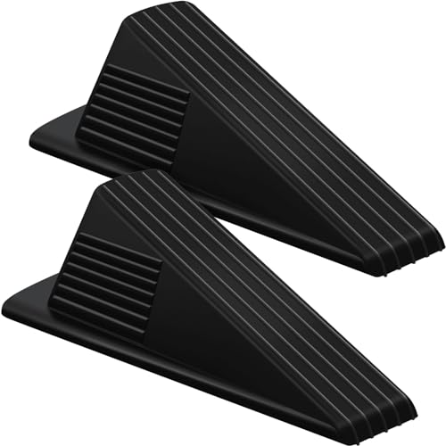 2 Pcs Jumbo Door Stoppers Heavy Duty Rubber Doorstop