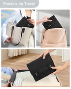 Small Hanging Travel Toiletry Bag for Men and Women (01 Black / Small)