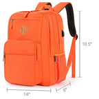 36L Backpack for College (Tangerine / 18.5 Inch)