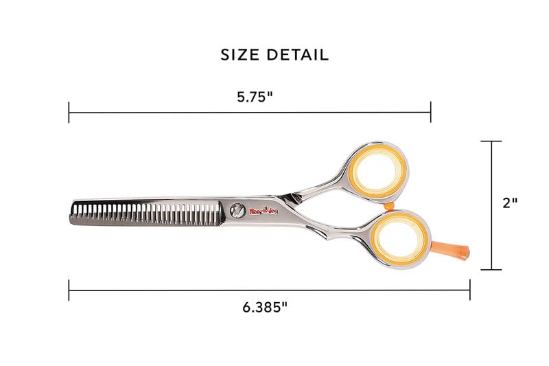 Centrix Roc It Dog Professional Stylist 5.75” Hair Cutting Shears and RTL (RL 575 & RTL 30 (Lefty))