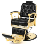 Barber Chair Salon Chair Heavy Duty Barber Chair (Gold)