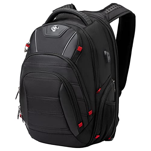 Design Travel Laptop Backpack for Men with TSA Friendly J14 (Black)