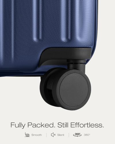 Luggage Lightweight and Durable Hardshell (Navy Blue2.0 / M(24in))
