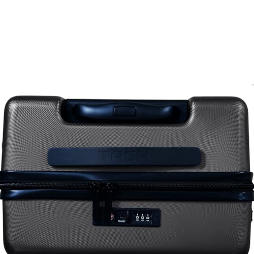 Patented Connecting Hard Shell 3 Piece Luggage Set (Black / 3-Piece Set)