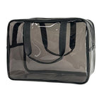 Gray Travel Clear PVC Bag (Gray)