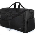Travel Duffle Bag for Women & Men. Duffel Bag for Traveling & Camping (80L / All Black)